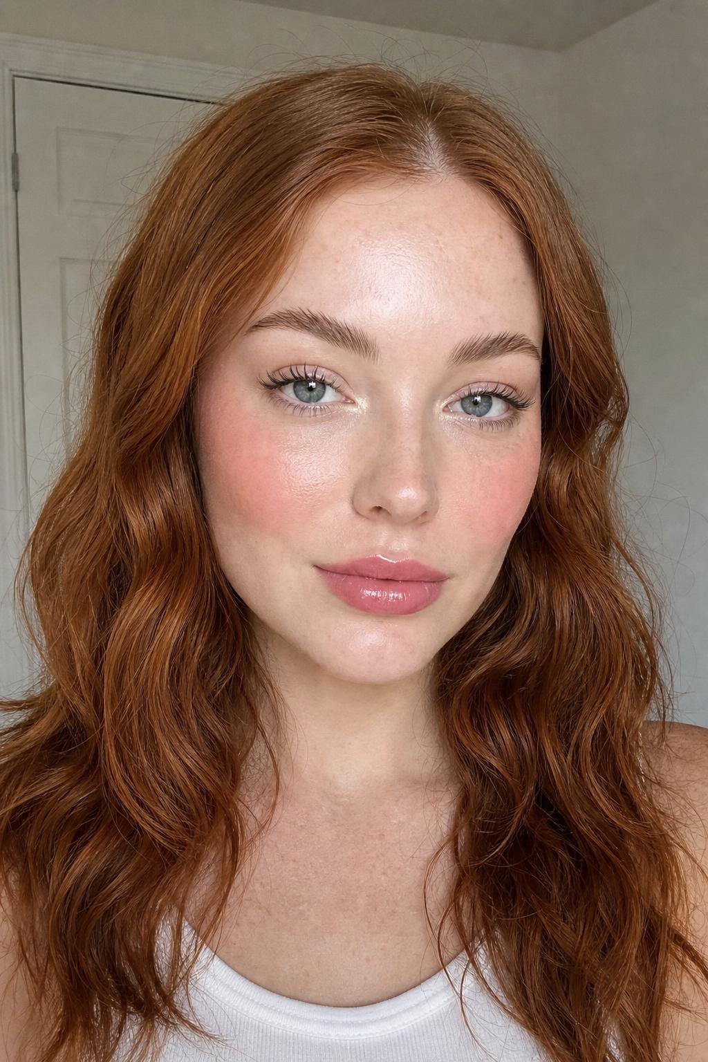 Clean Girl makeup preview shown inside Mira